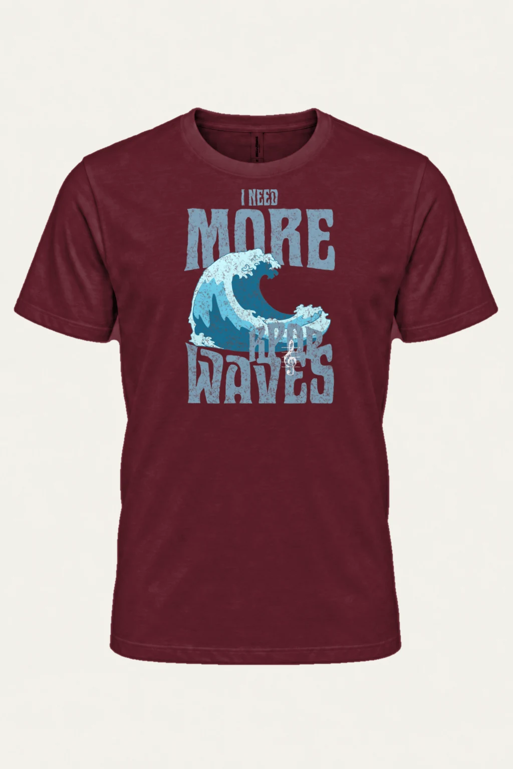 "Need More Waves" Heavyweight Unisex Crewneck T-shirt | Gildan 5000