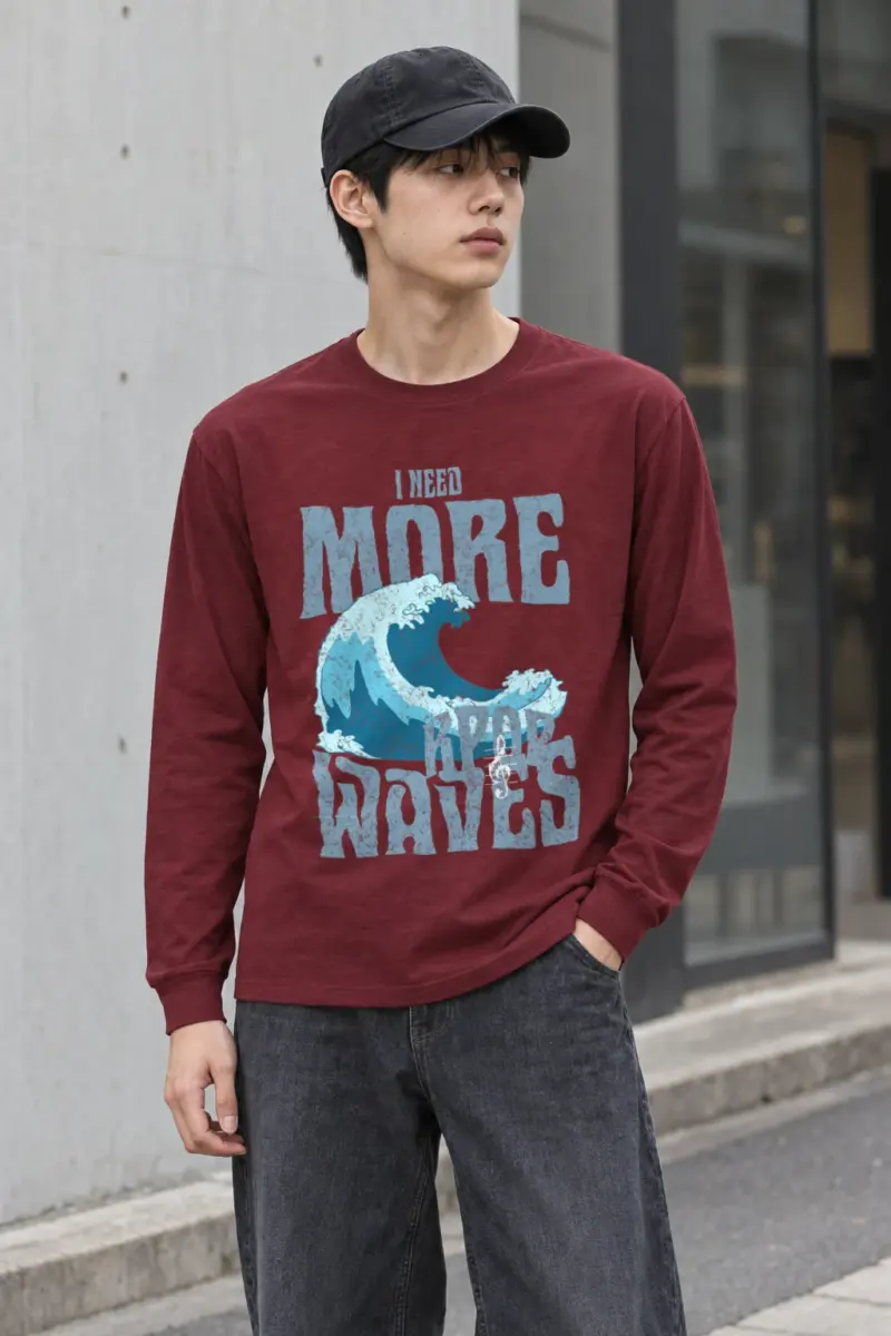 "Need More Waves" Unisex Longsleeve T-shirt