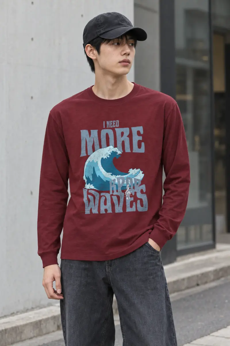 "Need More Waves" Unisex Longsleeve T-shirt