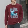 "Need More Waves" Unisex Longsleeve T-shirt