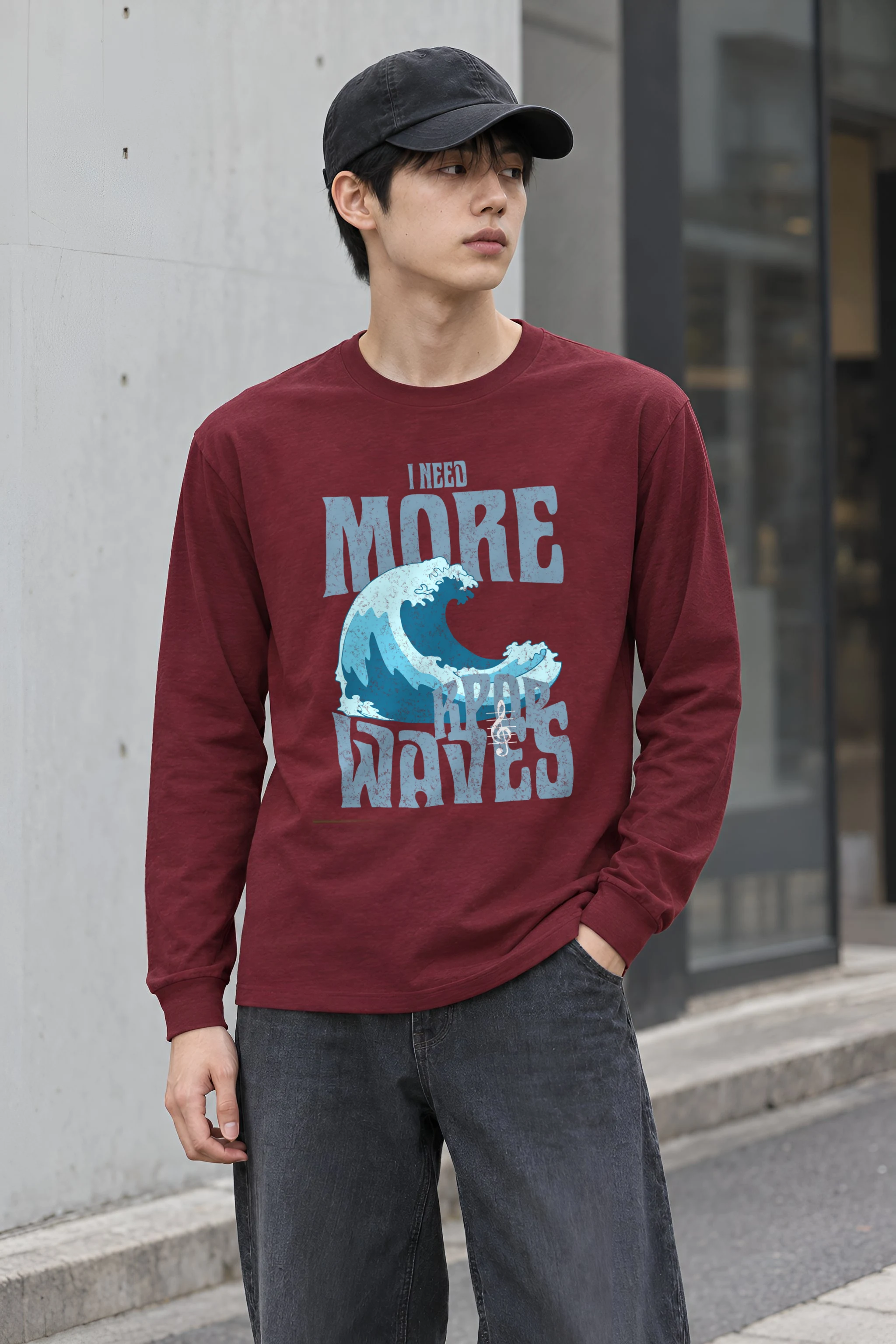 "Need More Waves" Unisex Longsleeve T-shirt