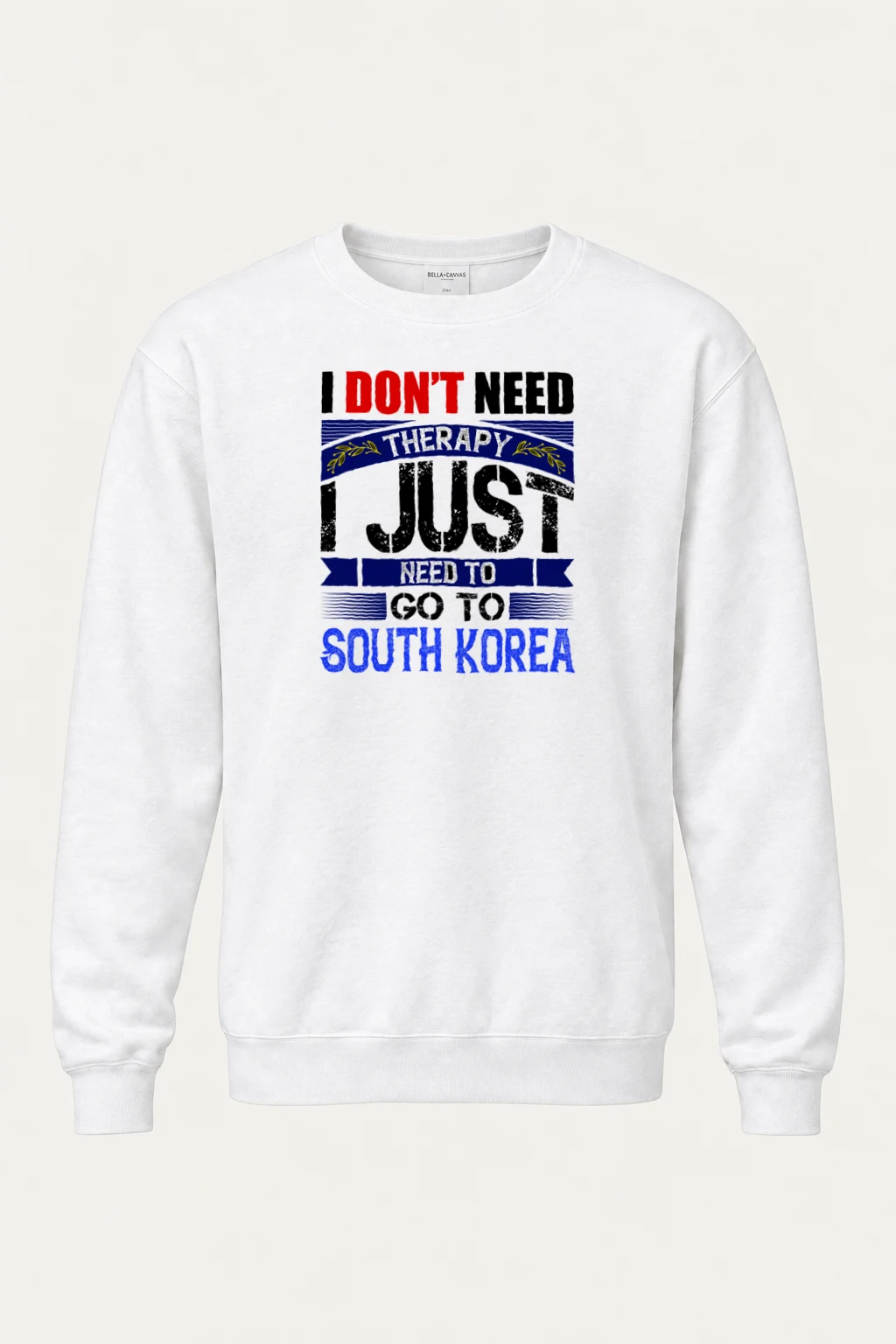 "Need To Go Korea" Heavy Blend Unisex Crewneck Sweatshirt | Gildan 18000