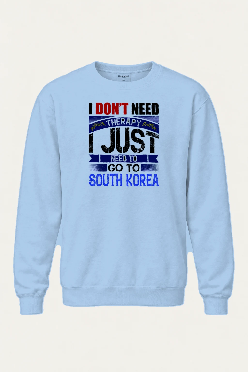 "Need To Go Korea" Heavy Blend Unisex Crewneck Sweatshirt | Gildan 18000