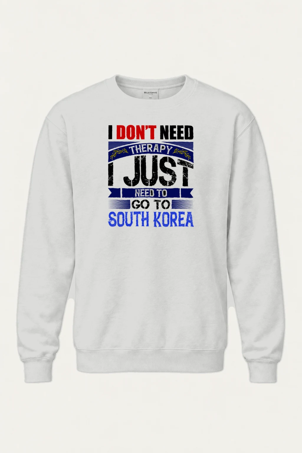 "Need To Go Korea" Heavy Blend Unisex Crewneck Sweatshirt | Gildan 18000