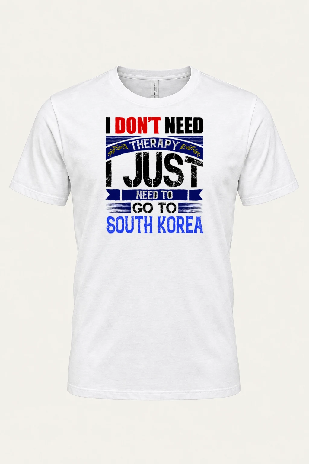 "Need To Go Korea" Heavyweight Unisex Crewneck T-shirt | Gildan 5000