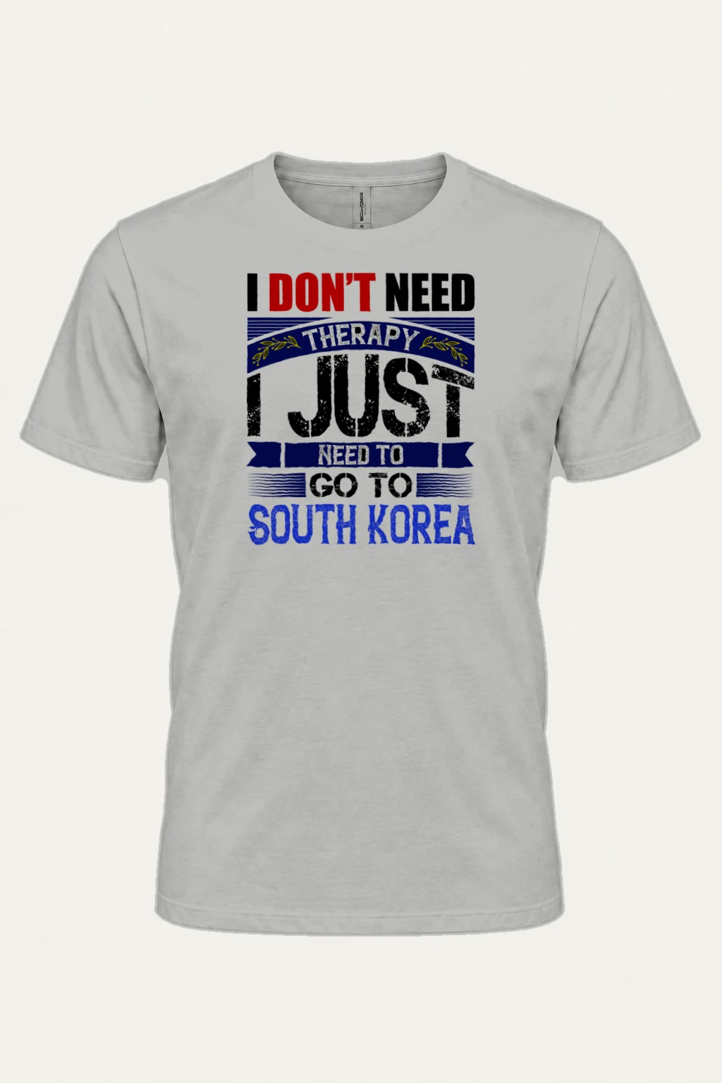 "Need To Go Korea" Heavyweight Unisex Crewneck T-shirt | Gildan 5000