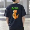 "Nekokurashi Kitten" Heavyweight Unisex Crewneck T-shirt | Gildan 5000