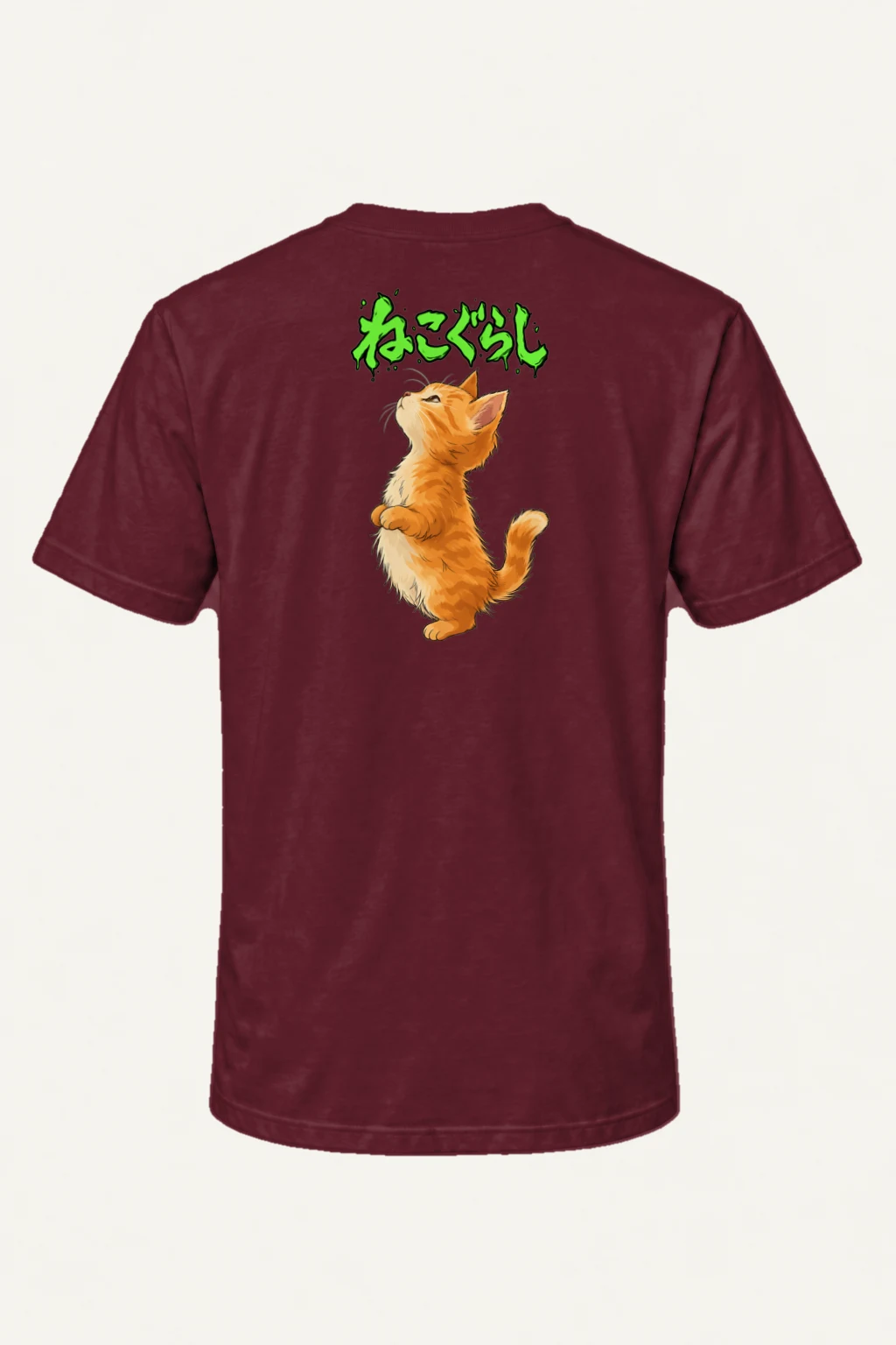 "Nekokurashi Kitten" Heavyweight Unisex Crewneck T-shirt | Gildan 5000