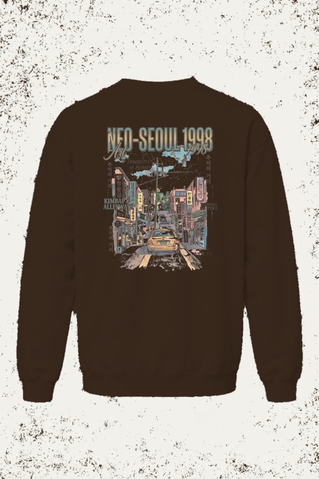 "Neo-Seoul 1998" Heavy Blend Unisex Crewneck Sweatshirt | Gildan 18000