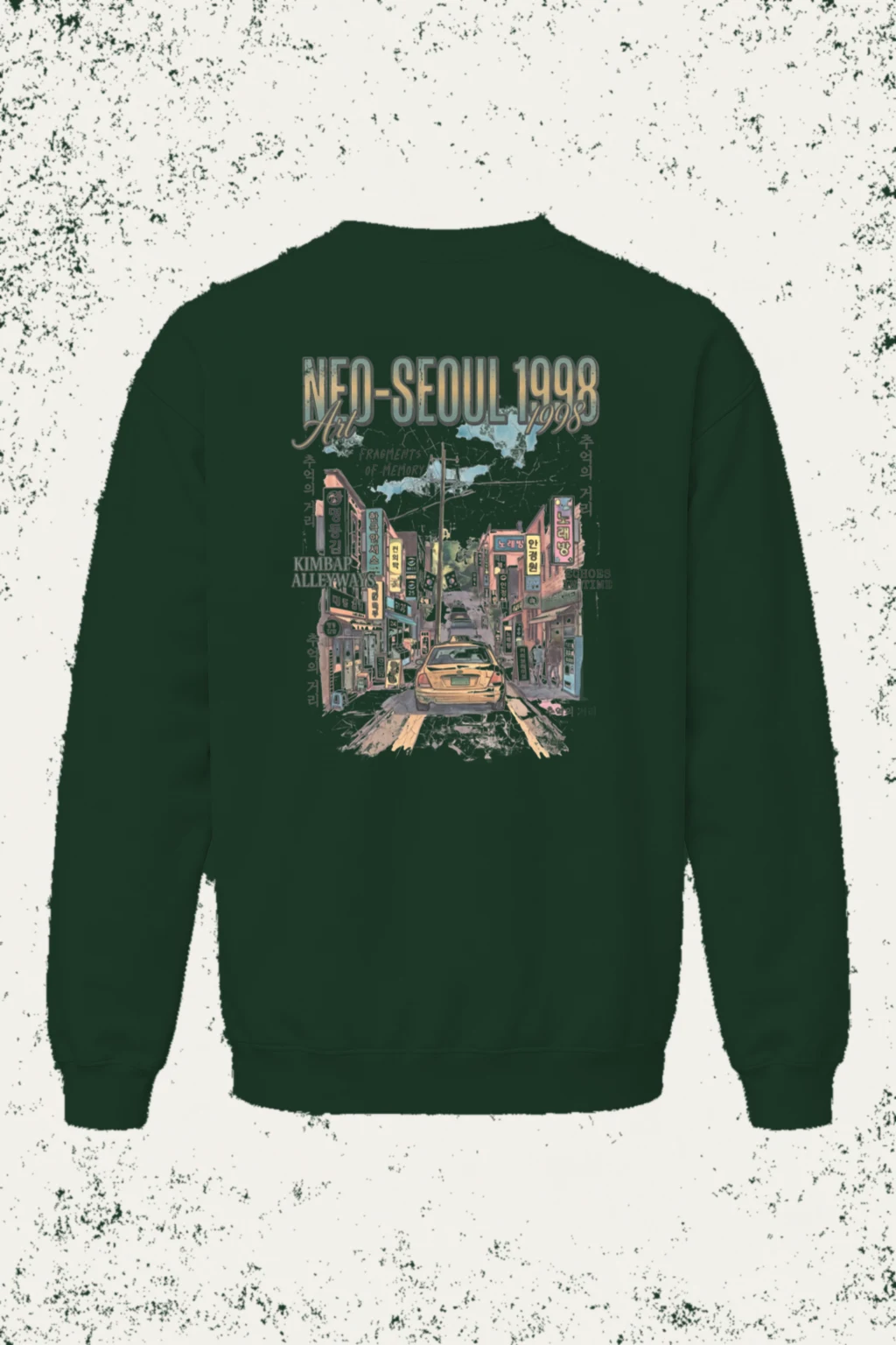 "Neo-Seoul 1998" Heavy Blend Unisex Crewneck Sweatshirt | Gildan 18000