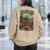 "Neo-Seoul City Nights" Heavy Blend Unisex Crewneck Sweatshirt | Gildan 18000