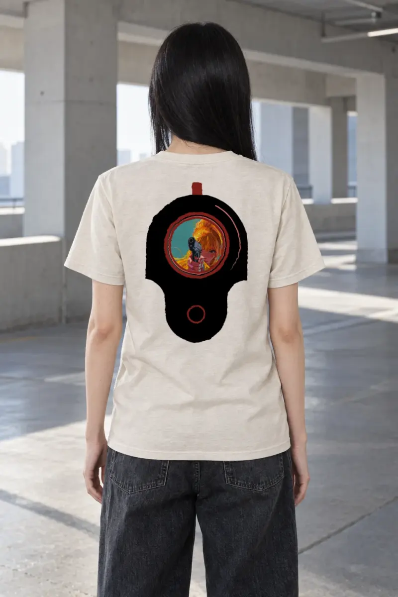 "Neon Aim" Heavyweight Unisex Crewneck T-shirt | Gildan 5000