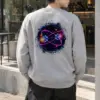 "Neon Atomic Orbit" Heavy Blend Unisex Crewneck Sweatshirt | Gildan 18000