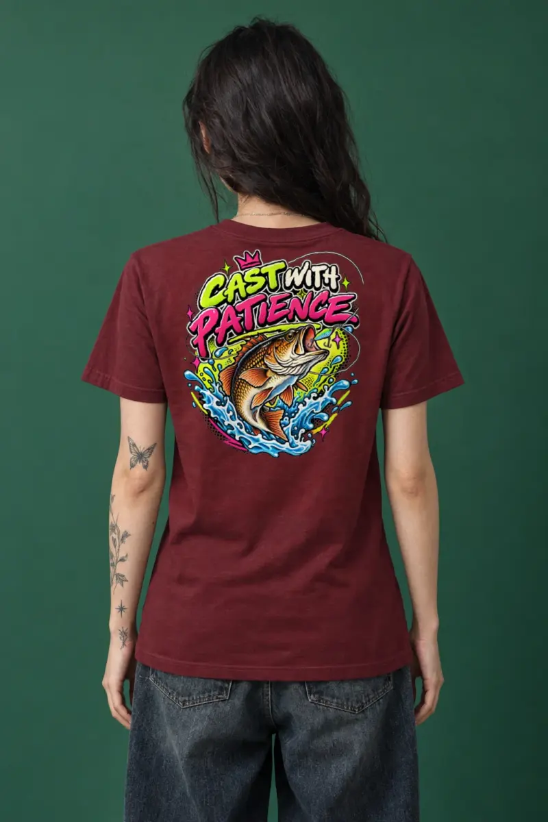 "Neon Bass Break" Heavyweight Unisex Crewneck T-shirt