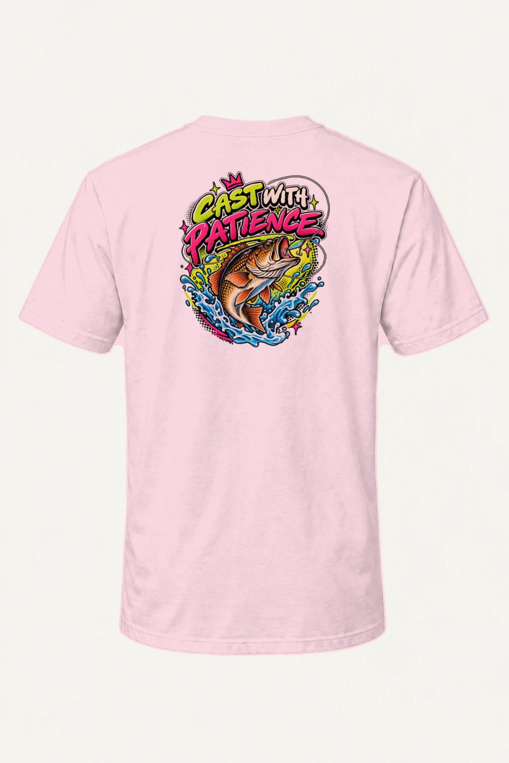"Neon Bass Break" Heavyweight Unisex Crewneck T-shirt | Gildan 5000