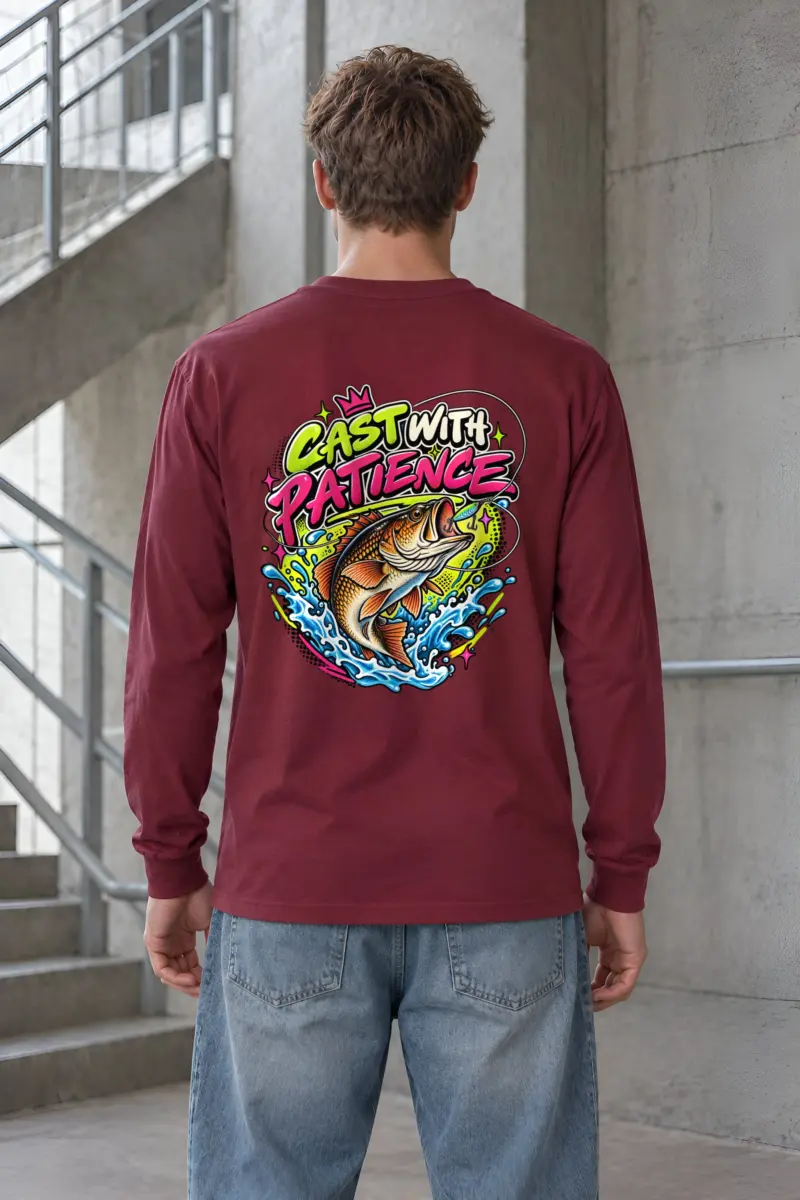 "Neon Bass Break" Unisex Longsleeve T-shirt