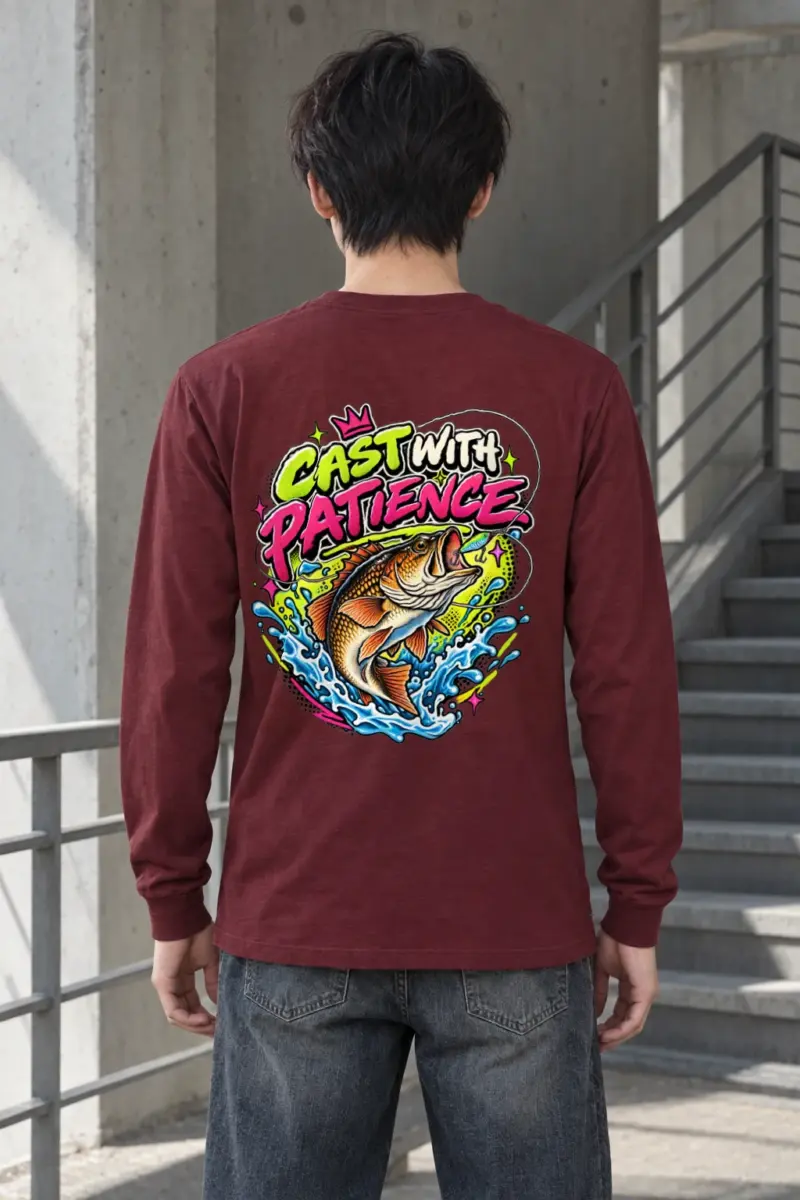 "Neon Bass Break" Unisex Longsleeve T-shirt