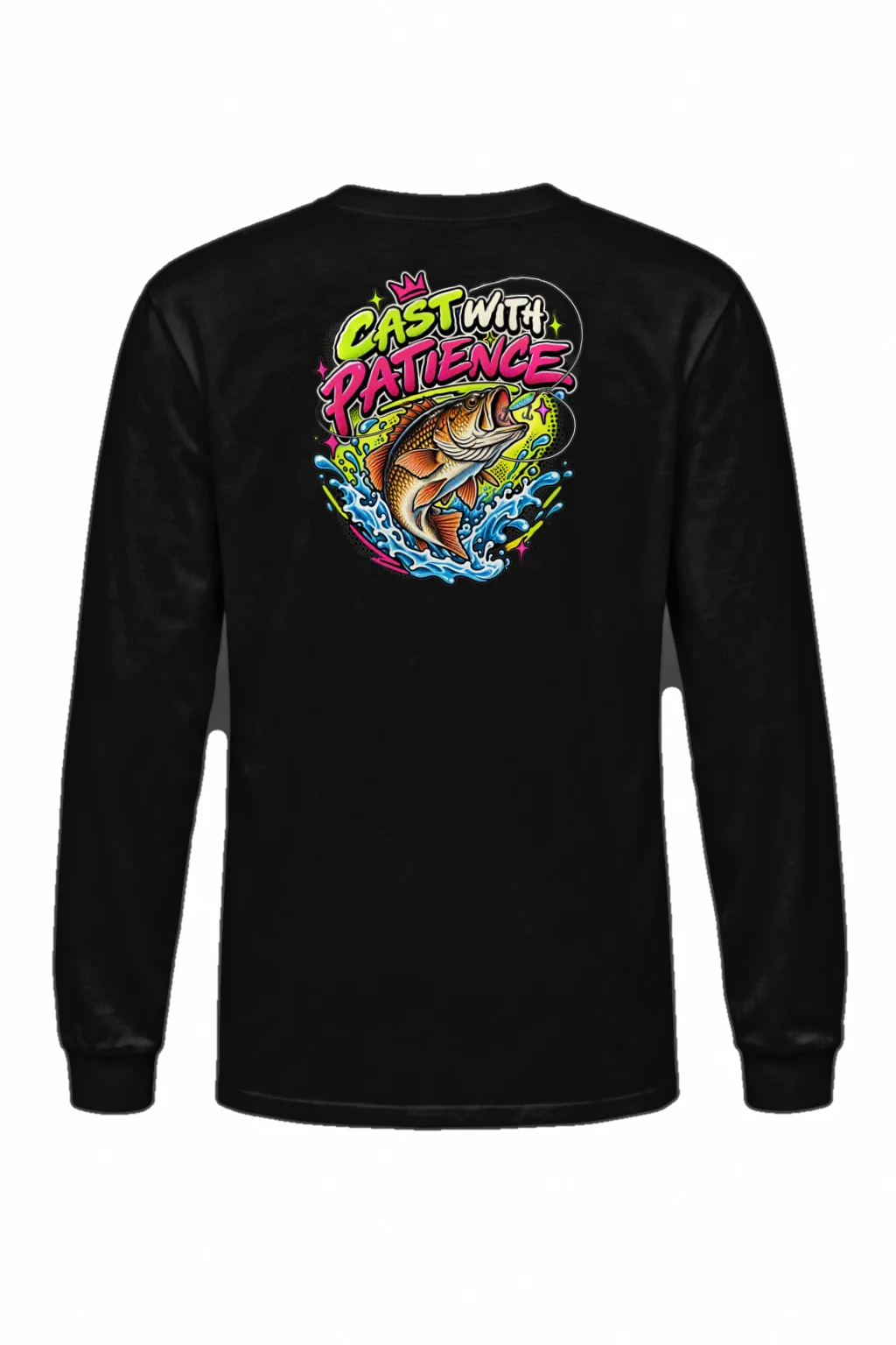 "Neon Bass Break" Unisex Longsleeve T-shirt | Gildan 2400