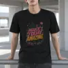 "Neon Day Blueprint" Heavyweight Unisex Crewneck T-shirt