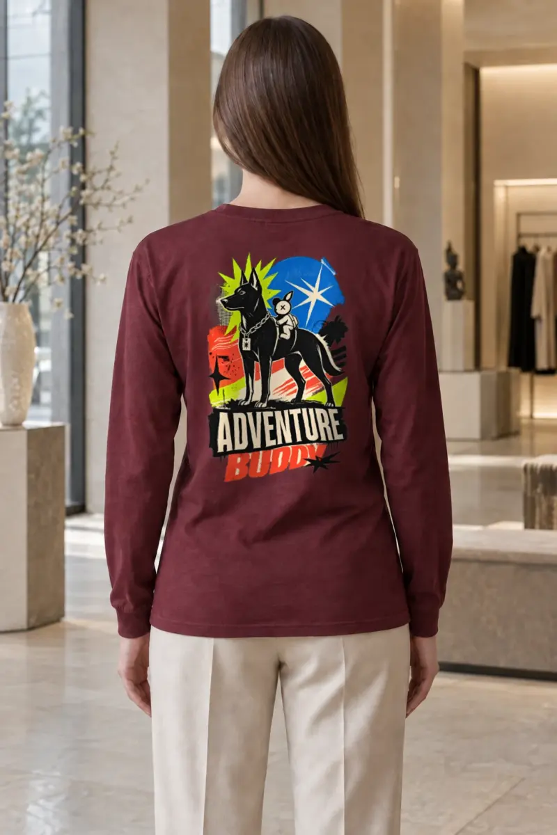 "Neon Doberman Club" Unisex Longsleeve T-shirt | Gildan 2400