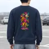 "Neon Graffiti Ape" Heavy Blend Unisex Crewneck Sweatshirt