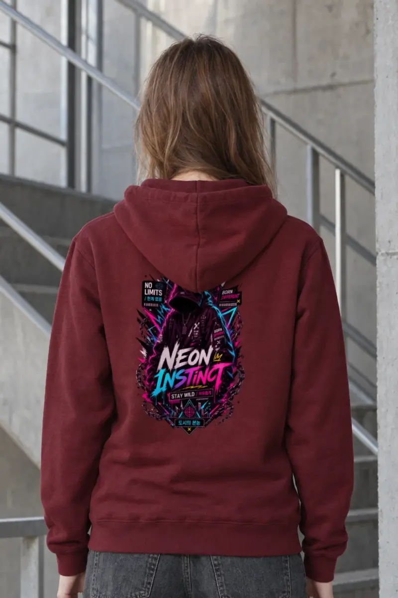 "Neon Instinct" Heavy Blend Unisex Pullover Hoodie