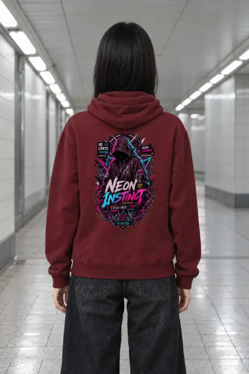 "Neon Instinct" Heavy Blend Unisex Pullover Hoodie