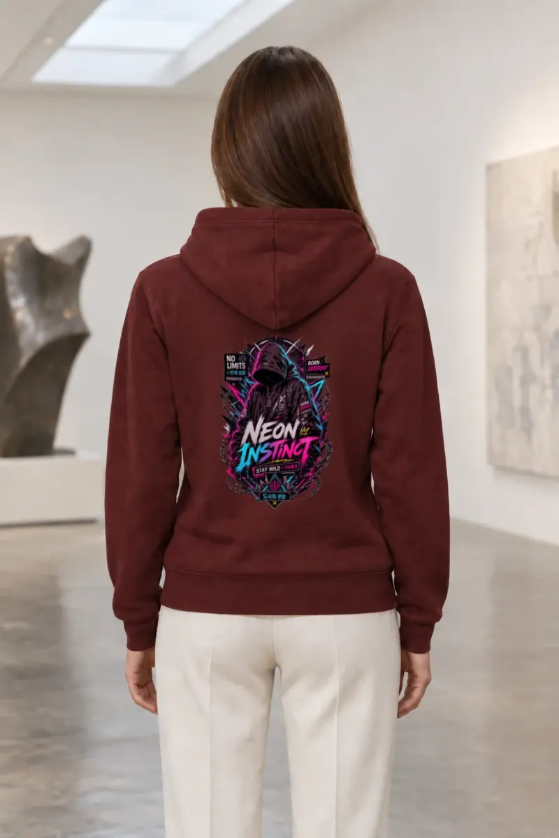 "Neon Instinct" Heavy Blend Unisex Pullover Hoodie | Gildan 18500