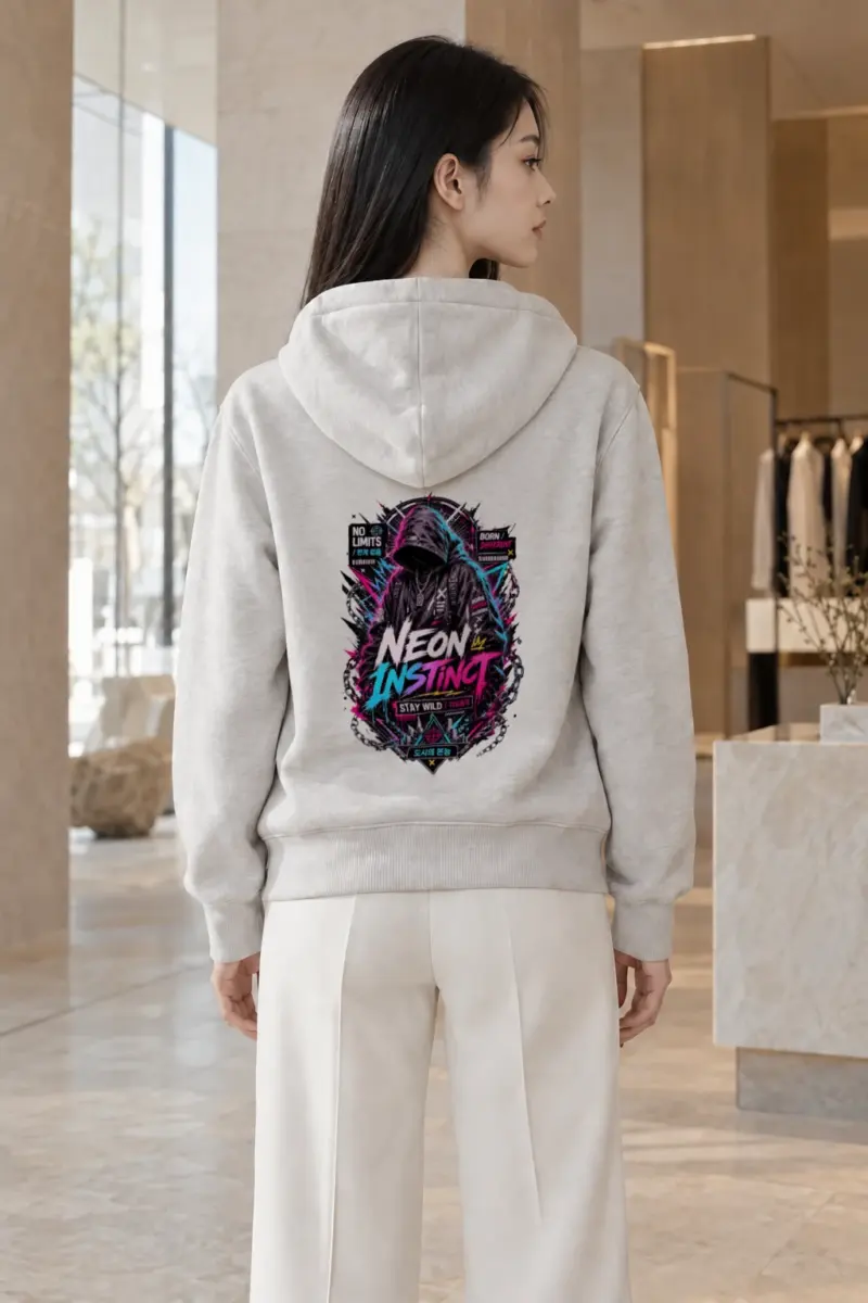 "Neon Instinct" Heavy Blend Unisex Pullover Hoodie | Gildan 18500