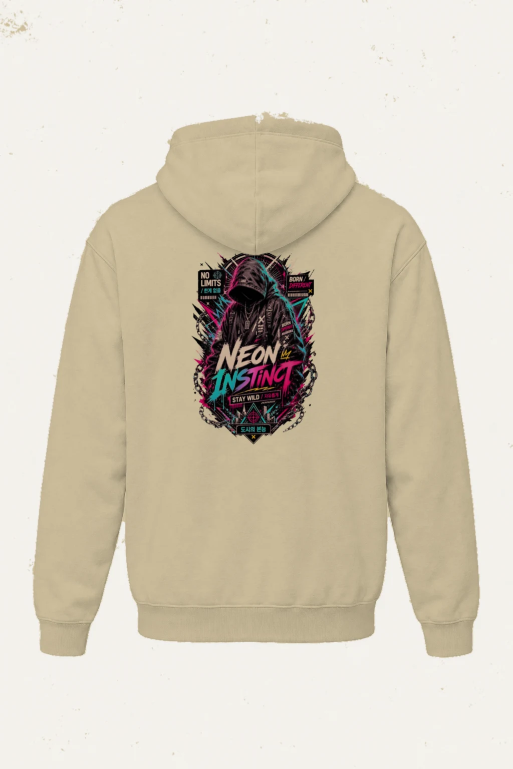 "Neon Instinct" Heavy Blend Unisex Pullover Hoodie | Gildan 18500