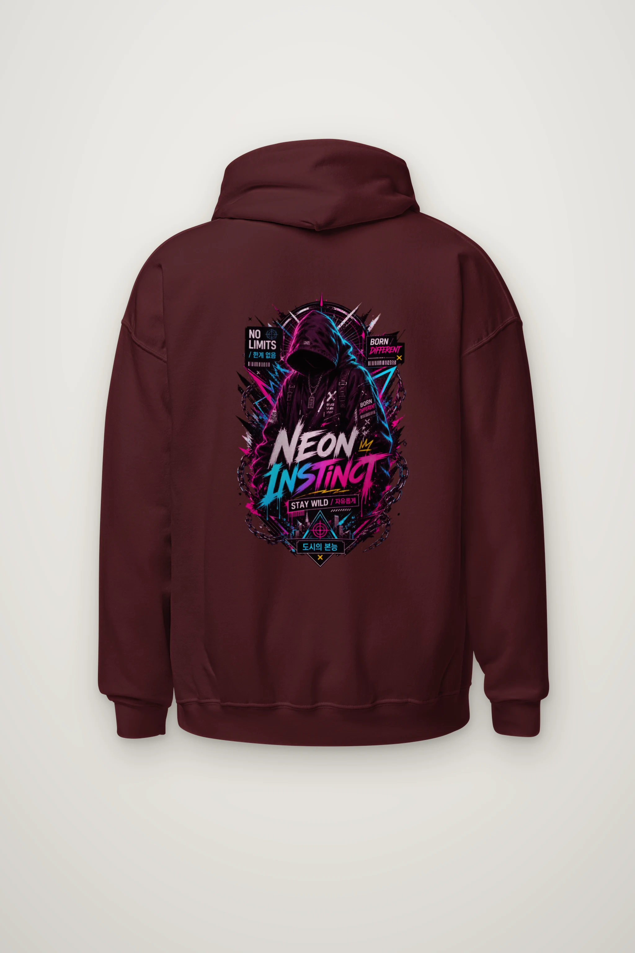 "Neon Instinct" Heavy Blend Unisex Pullover Hoodie