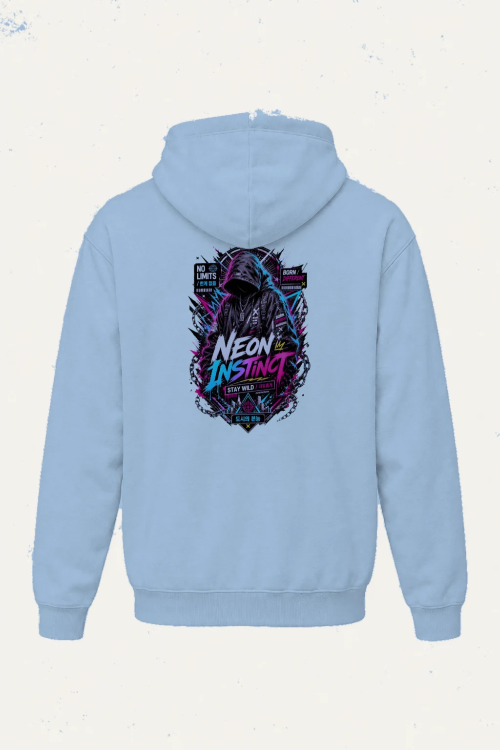 "Neon Instinct" Heavy Blend Unisex Pullover Hoodie | Gildan 18500