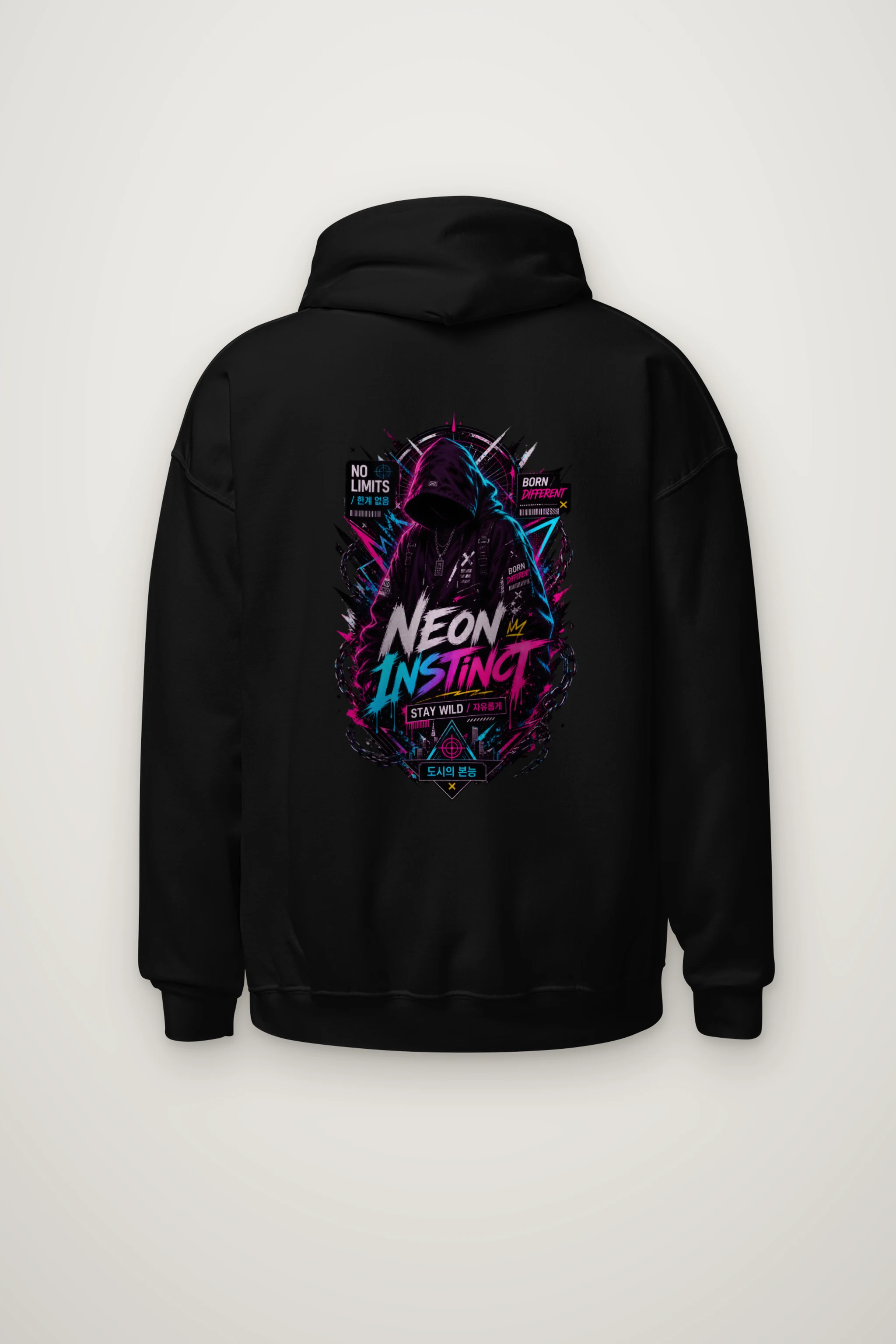 "Neon Instinct" Heavy Blend Unisex Pullover Hoodie