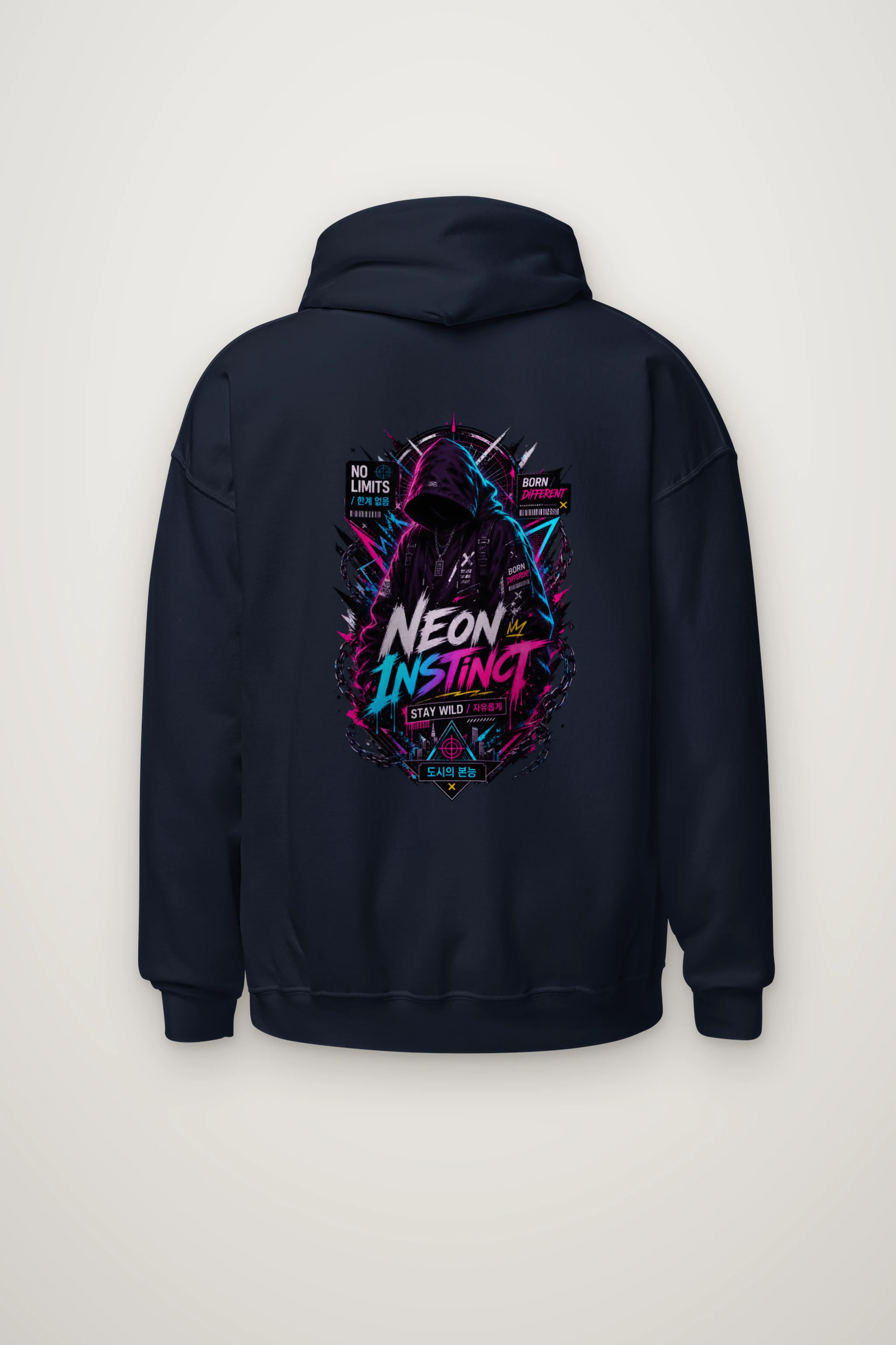"Neon Instinct" Heavy Blend Unisex Pullover Hoodie