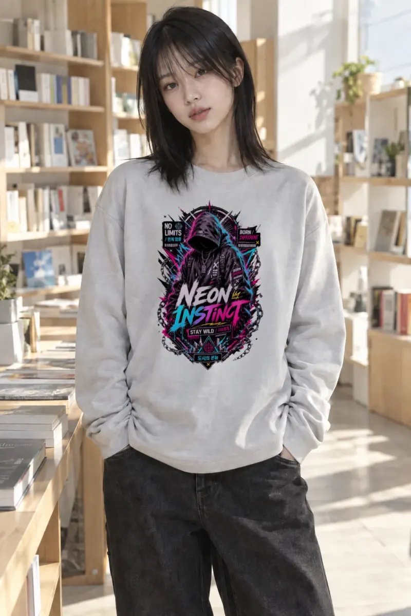 "Neon Instinct" Unisex Longsleeve T-shirt | Gildan 2400