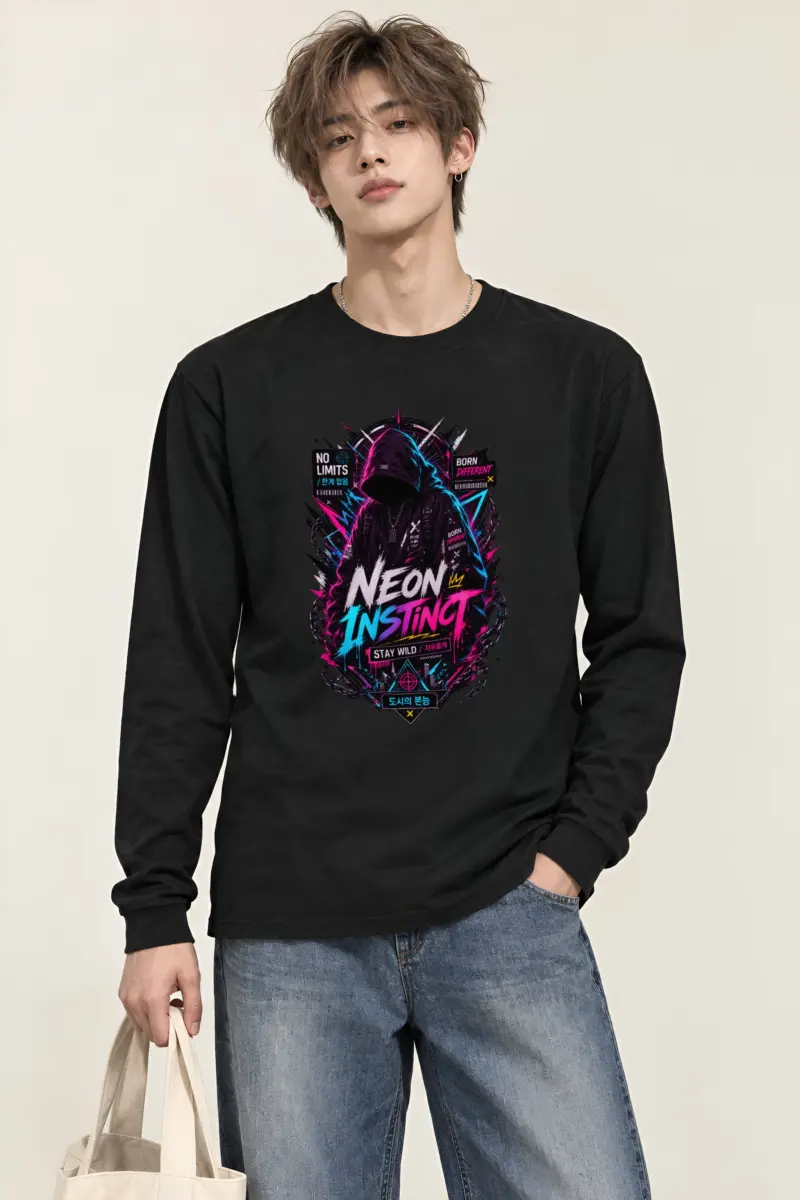 "Neon Instinct" Unisex Longsleeve T-shirt