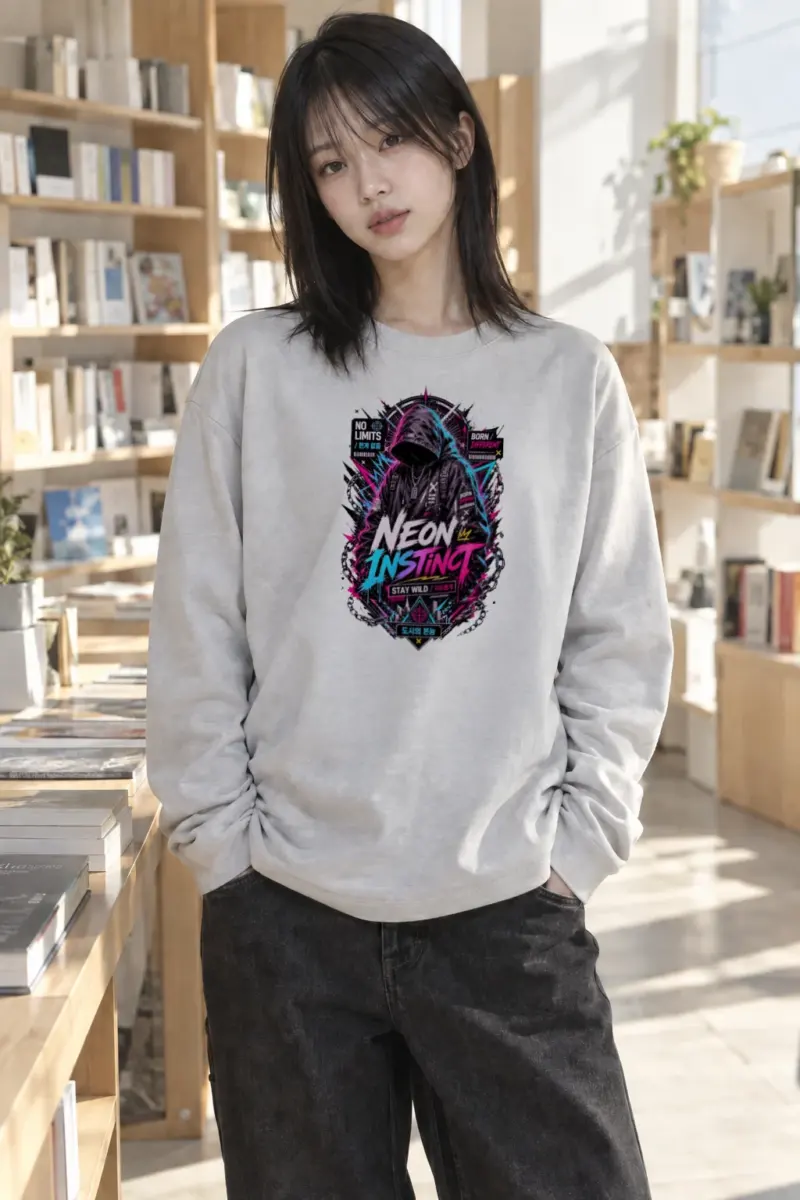 “Neon Instinct” Unisex Longsleeve T-shirt | Gildan 2400