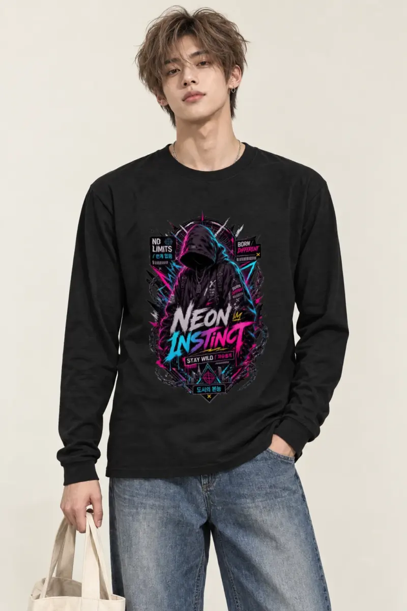 "Neon Instinct" Unisex Longsleeve T-shirt
