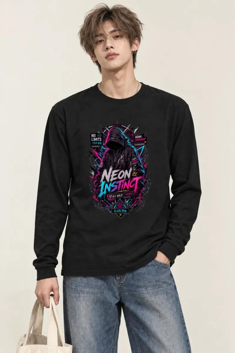 "Neon Instinct" Unisex Longsleeve T-shirt
