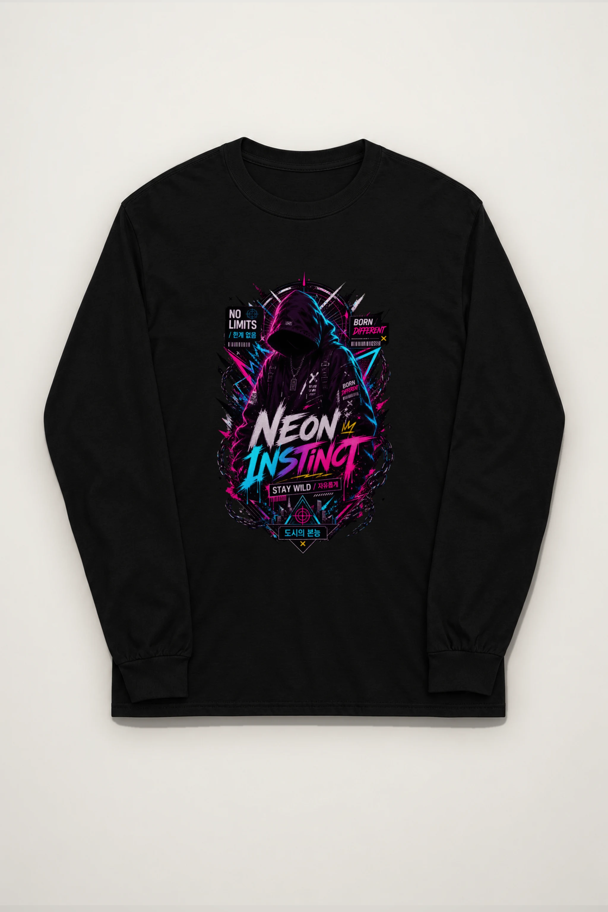 "Neon Instinct" Unisex Longsleeve T-shirt