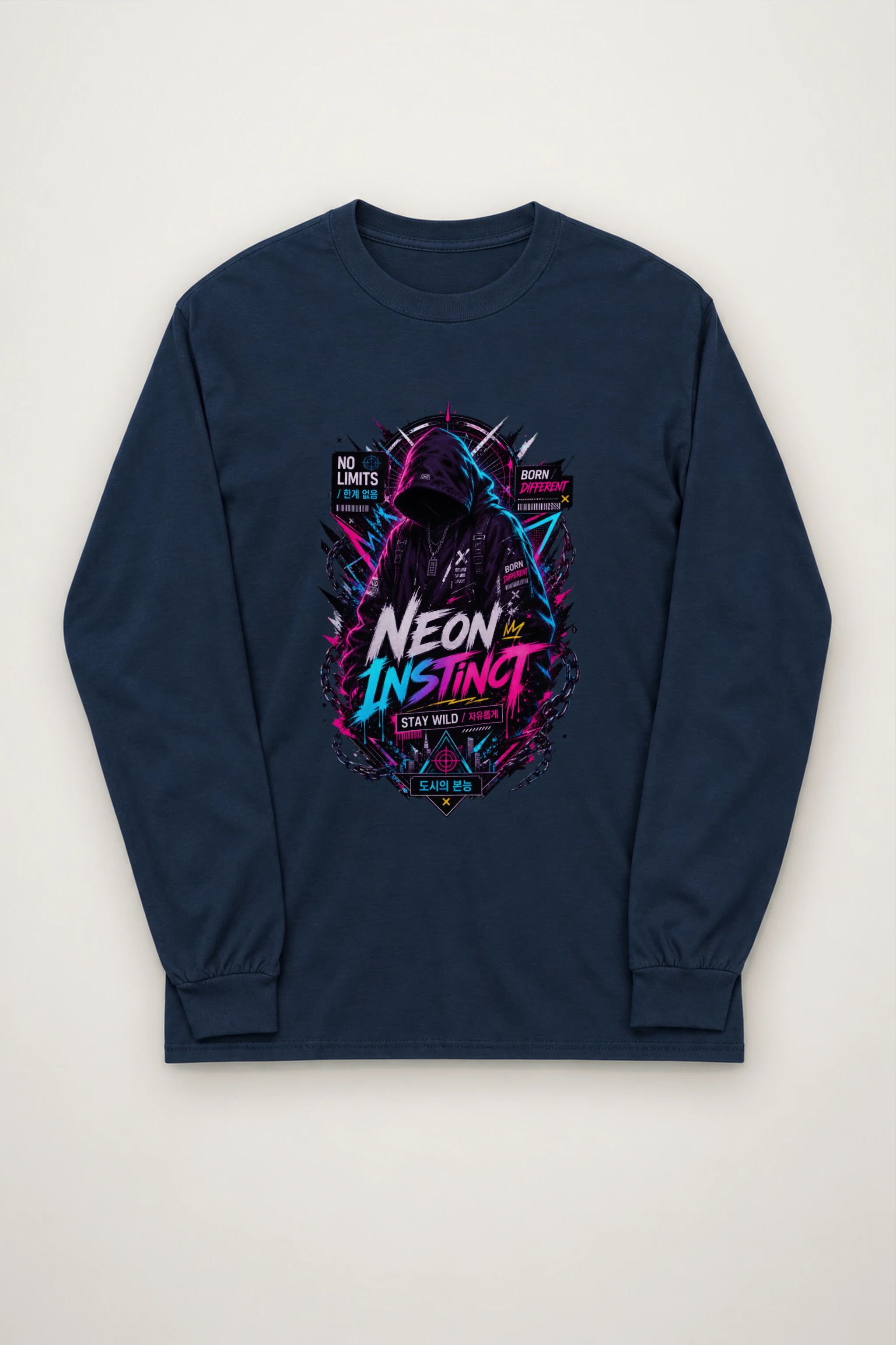 "Neon Instinct" Unisex Longsleeve T-shirt