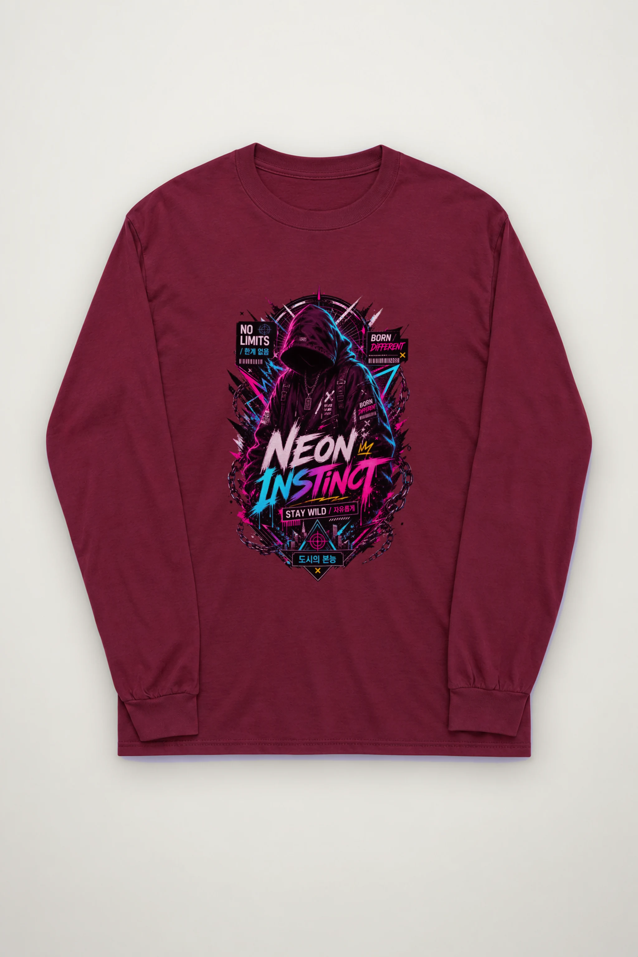 "Neon Instinct" Unisex Longsleeve T-shirt