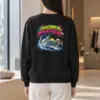"Neon Marlin Run" Heavy Blend Unisex Crewneck Sweatshirt | Gildan 18000