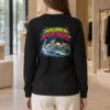 "Neon Marlin Run" Unisex Longsleeve T-shirt | Gildan 2400