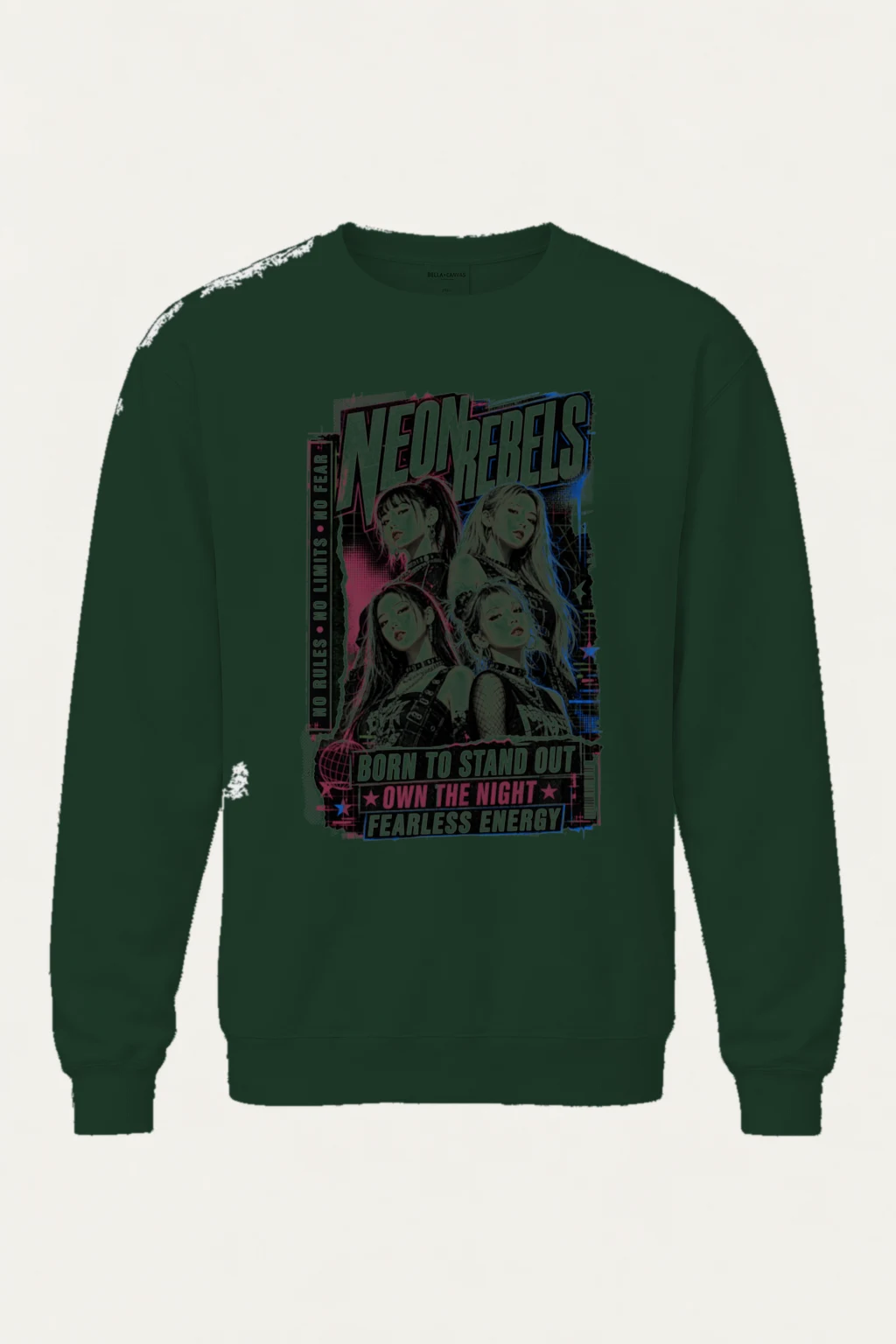 "Neon Rebels" Heavy Blend Unisex Crewneck Sweatshirt | Gildan 18000