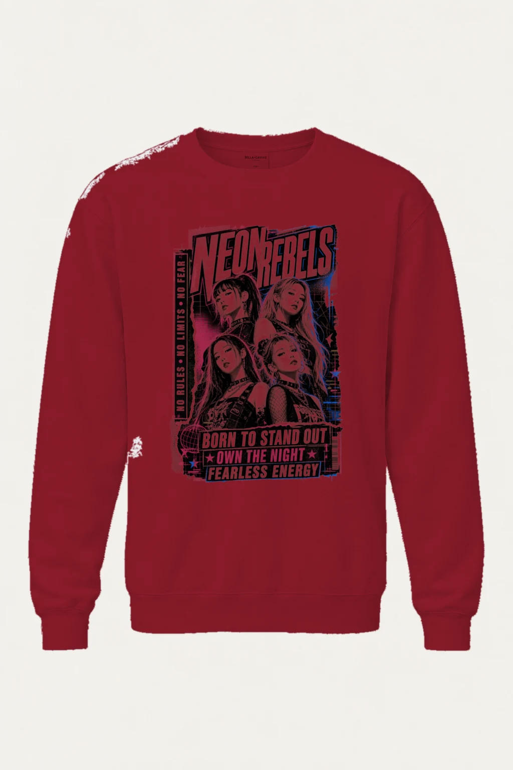 "Neon Rebels" Heavy Blend Unisex Crewneck Sweatshirt | Gildan 18000