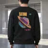 "Neon Ringed Orbit" Heavy Blend Unisex Crewneck Sweatshirt