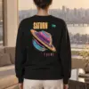"Neon Ringed Orbit" Heavy Blend Unisex Crewneck Sweatshirt | Gildan 18000