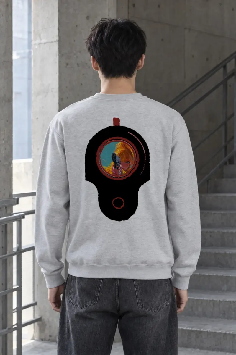 "Neon Target" Heavy Blend Unisex Crewneck Sweatshirt | Gildan 18000