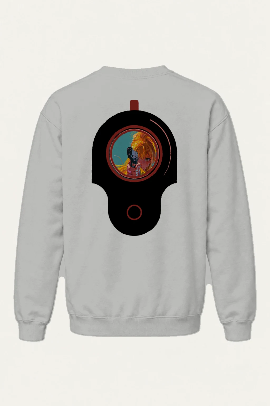 "Neon Target" Heavy Blend Unisex Crewneck Sweatshirt | Gildan 18000